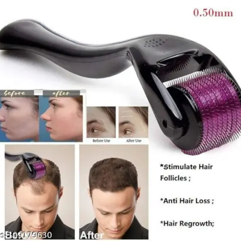 Biotin Hair Growth Oil with Derma Roller