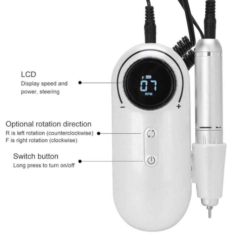 Portable Electric Nail File Drill