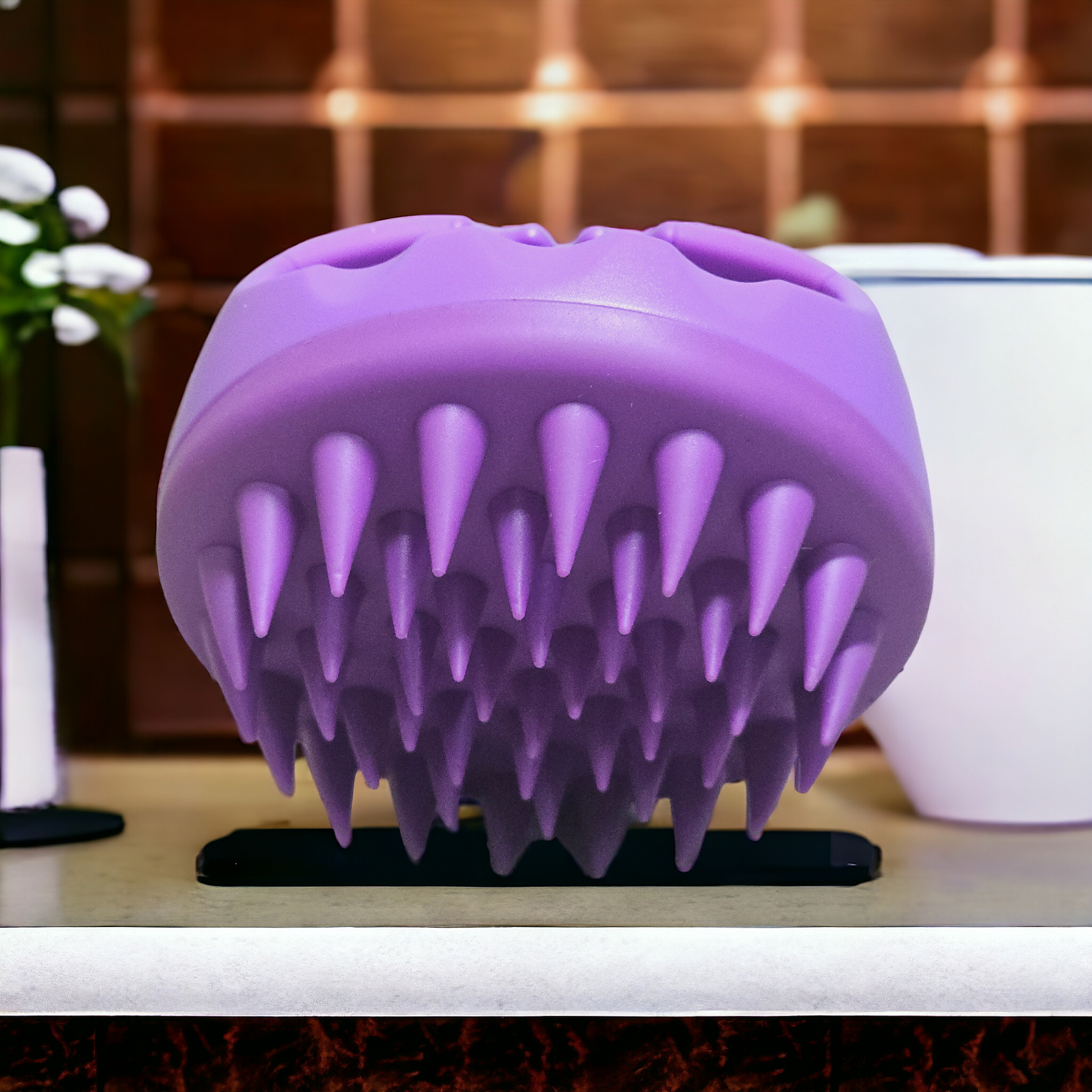 Serina Beauty Shampoo Brush Hair Scalp Massagers Silicone Wet Dry