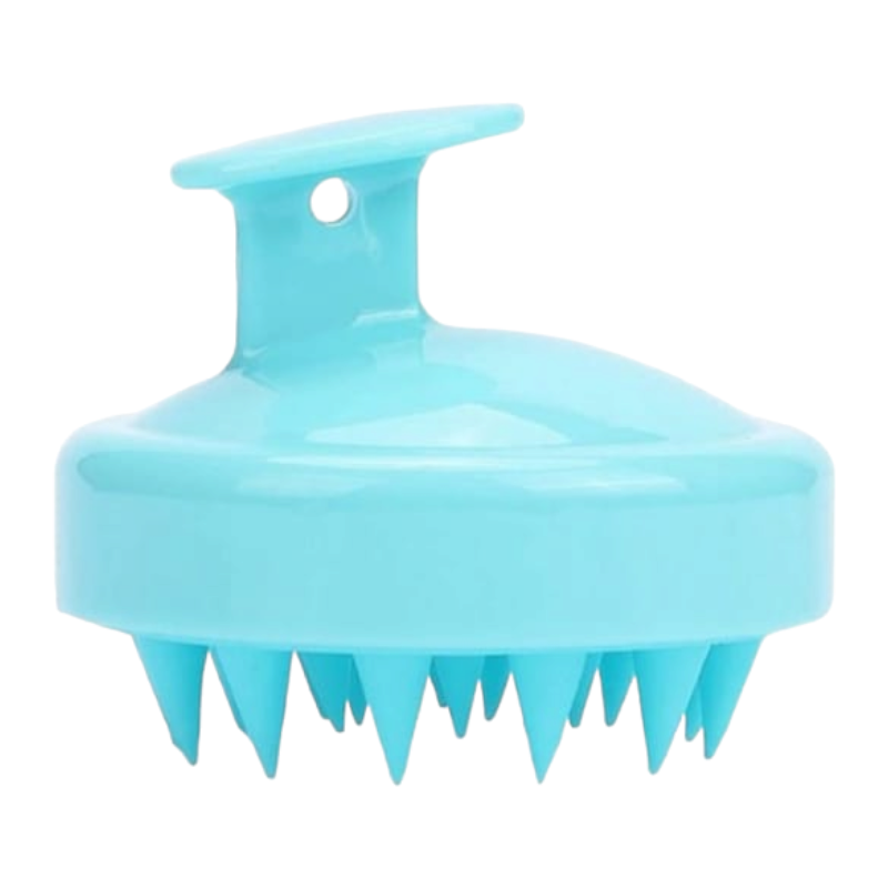 Serina Beauty Silicone Scalp Massager Shampoo Brush, Hair Scrubber with Soft Silicone Bristles, Scalp Scrubber/Exfoliator for Dandruff Removal, Wet Dry Scalp Brush for Hair Growth & Scalp Care,