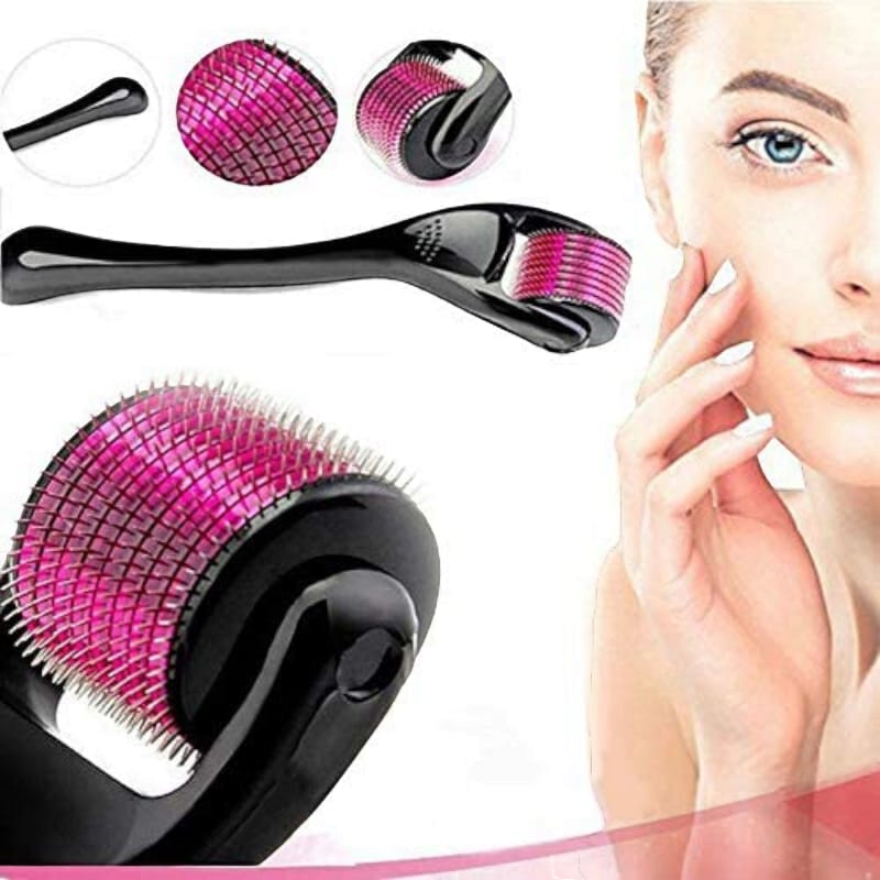 Derma Roller Microneedle Roller For Face, Roller for Beard, Microneedling Roller | For Women and Men | Micro Needle Roller For Face Scalp Derma Stamp