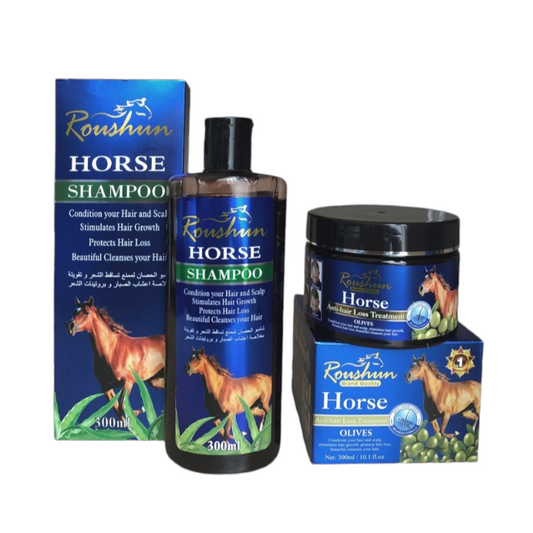 Roushun Anti-Hair Loss Combo - Shampoo and Treatment - 2x 300ml