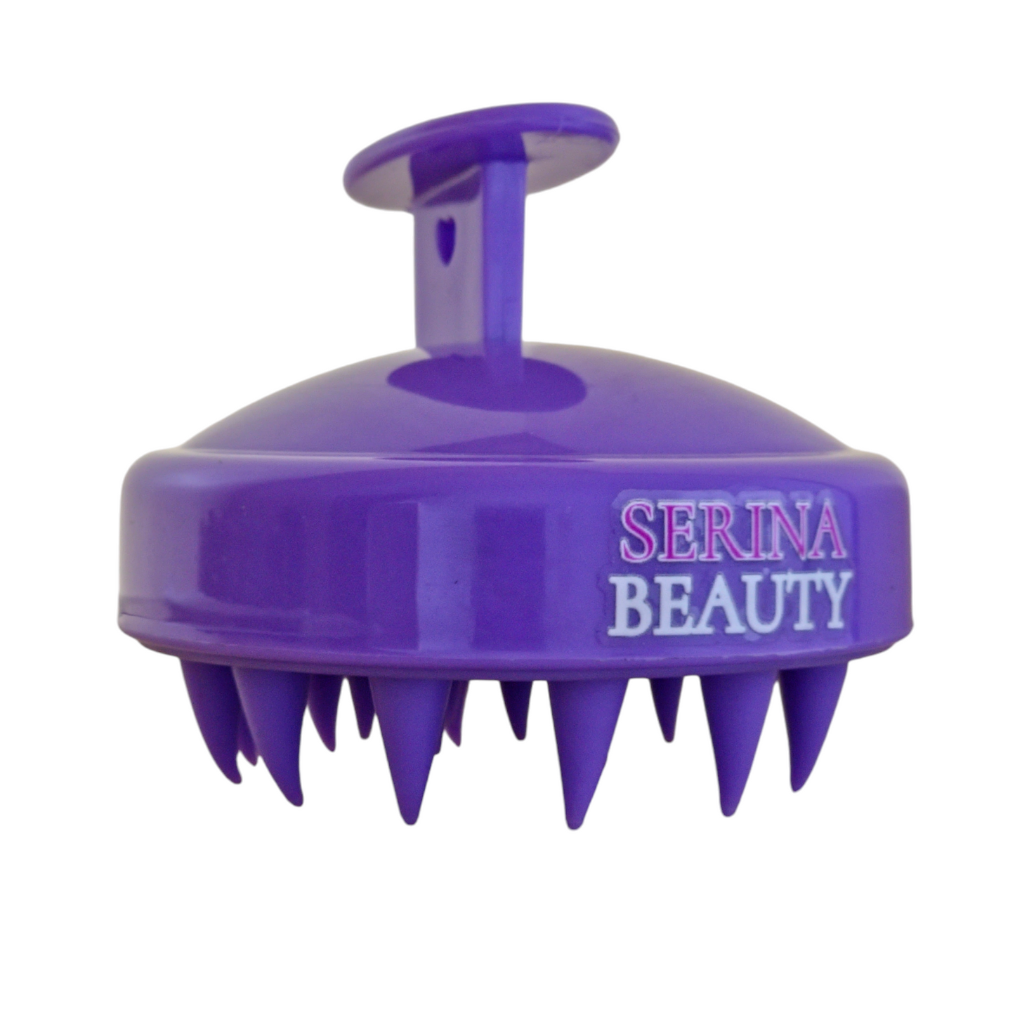 Serina Beauty Silicone Scalp Massager Shampoo Brush, Hair Scrubber with Soft Silicone Bristles, Scalp Scrubber/Exfoliator for Dandruff Removal, Wet Dry Scalp Brush for Hair Growth & Scalp Care,