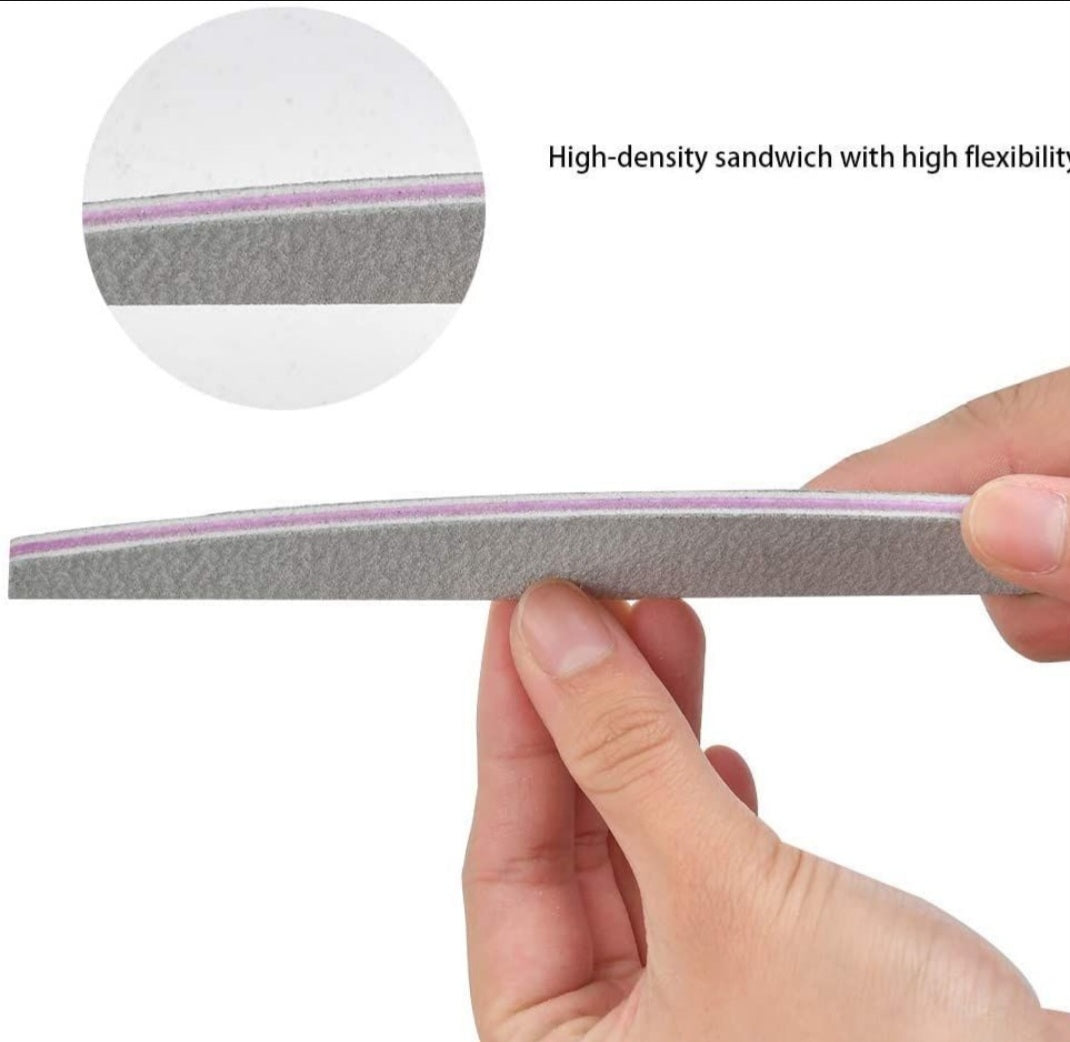 Julie Angel Profesional Nail Files - 25 Pieces