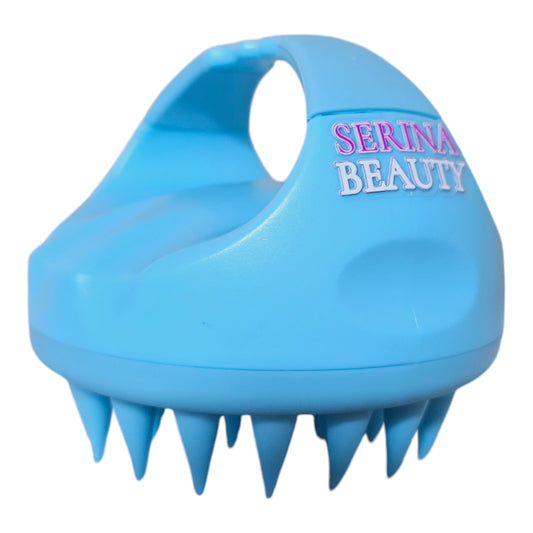Serina Beauty Shampoo Brush Hair Scalp Massagers Silicone Wet/Dry - SKY BLUE